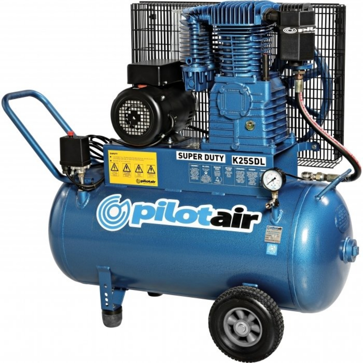 Picture of K25SDL - Pilot Super Duty Air Compressor 100 Litre Tank / 3hp