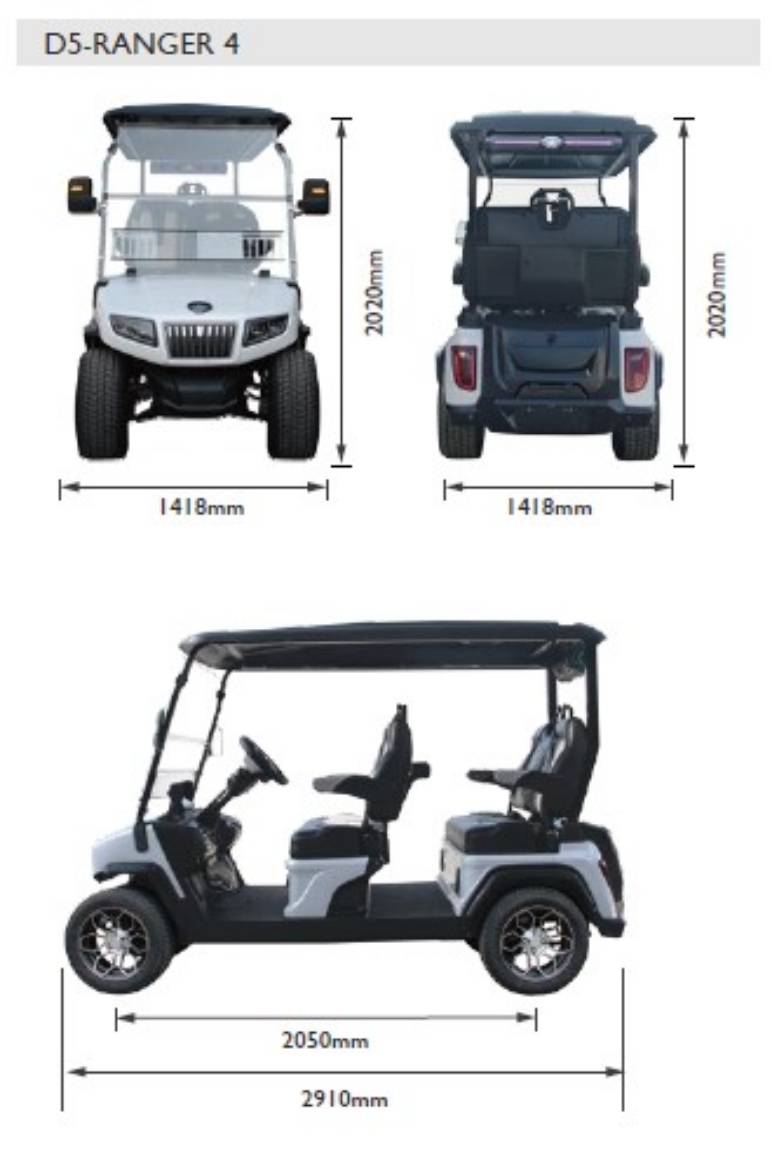 Picture of EVOLUTION D5-RANGER 4 Seat Cart