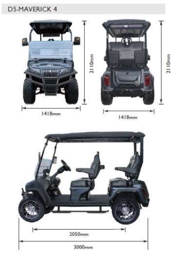 Picture of EVOLUTION D5-MAVERICK 4 Seat Cart
