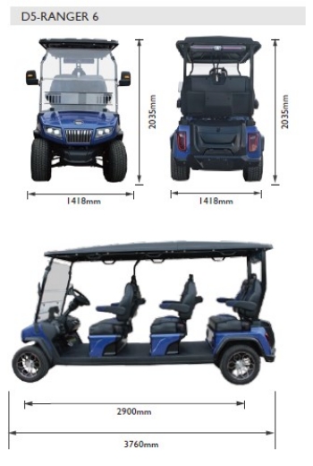 Picture of EVOLUTION D5-RANGER 6 Seat Cart
