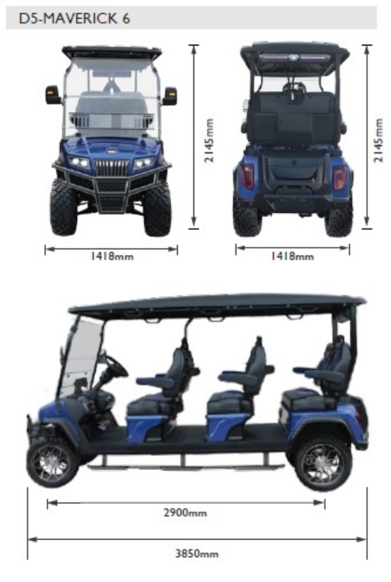 Picture of EVOLUTION D5-MAVERICK 6 Seat Cart