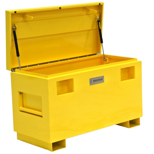 Picture of PARAMOUNT JOB SITE STEEL TOOLBOX - YELLOW (1220L X 622W X 711H)
