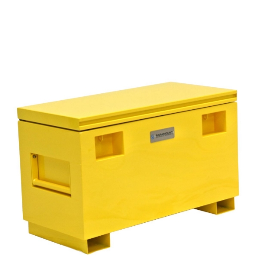 Picture of PARAMOUNT JOB SITE STEEL TOOLBOX - YELLOW (1220L X 622W X 711H)