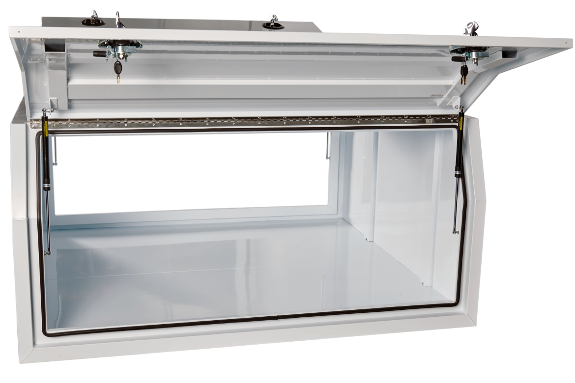 Picture of PARAMOUNT UTE STEEL CANOPY TOOLBOX - WHITE (1770L x 1800W x 850H)