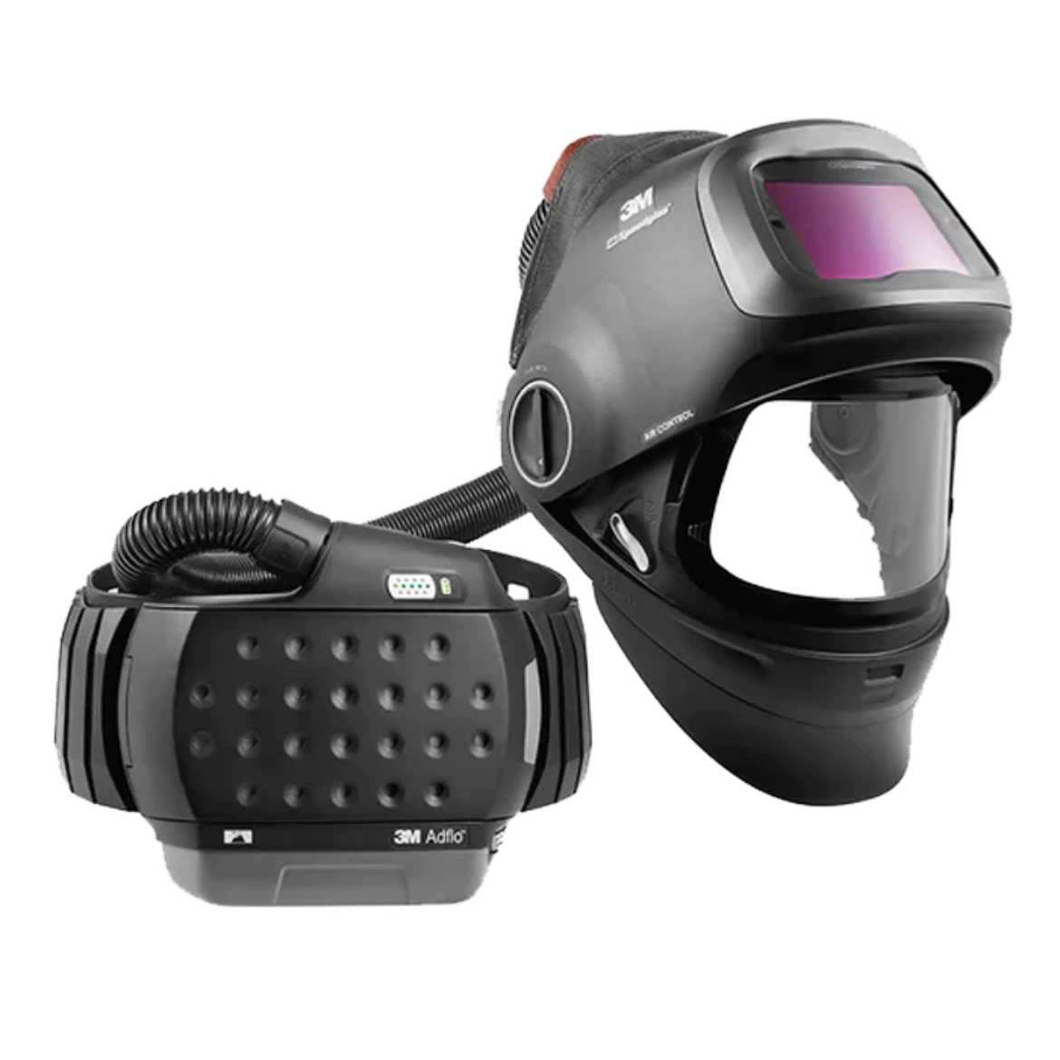 Picture of 3M Speedglas G5-01VC Heavy-Duty Flip-Up Welding Helmet with Adflo PAPR