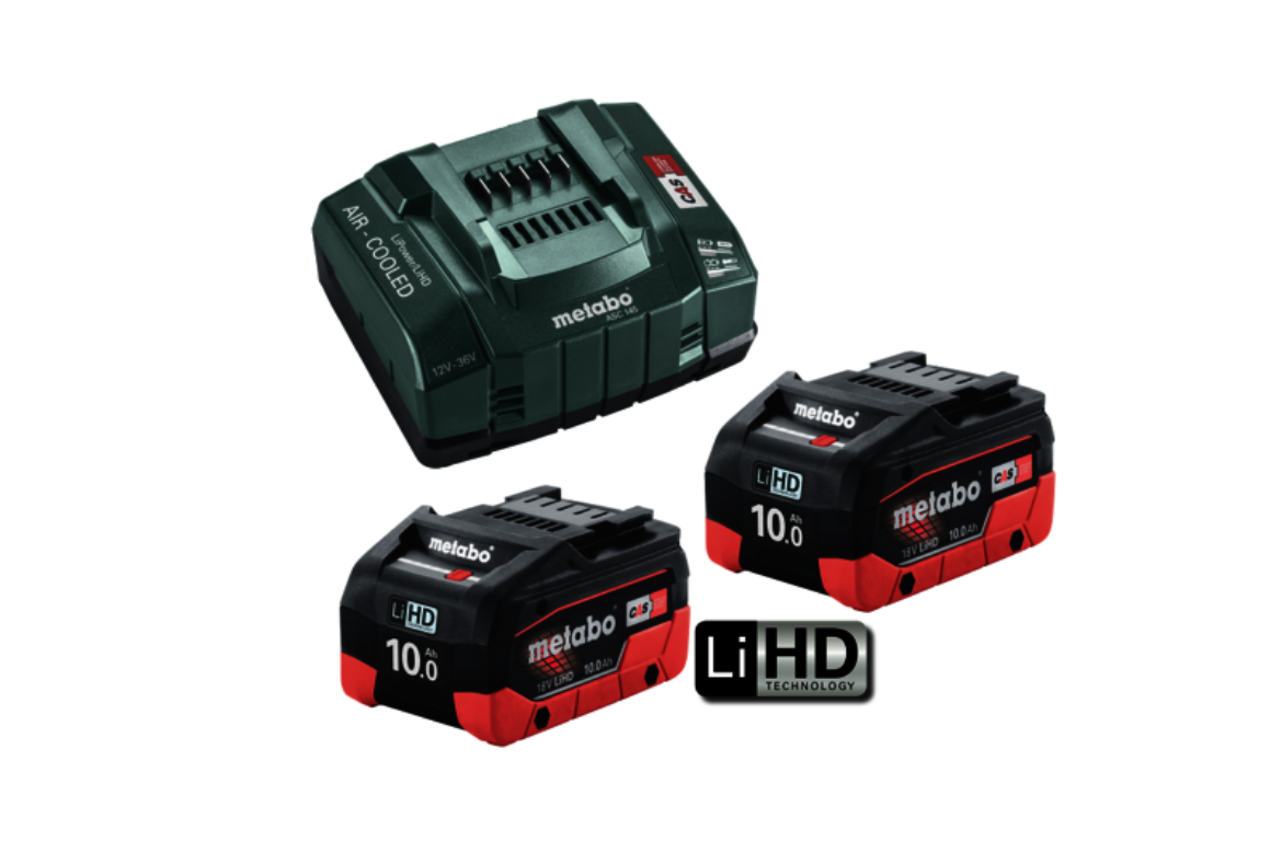 Picture of 2 x 10.0 AH LIHD + ASC 145 FAST CHARGER STARTER KIT