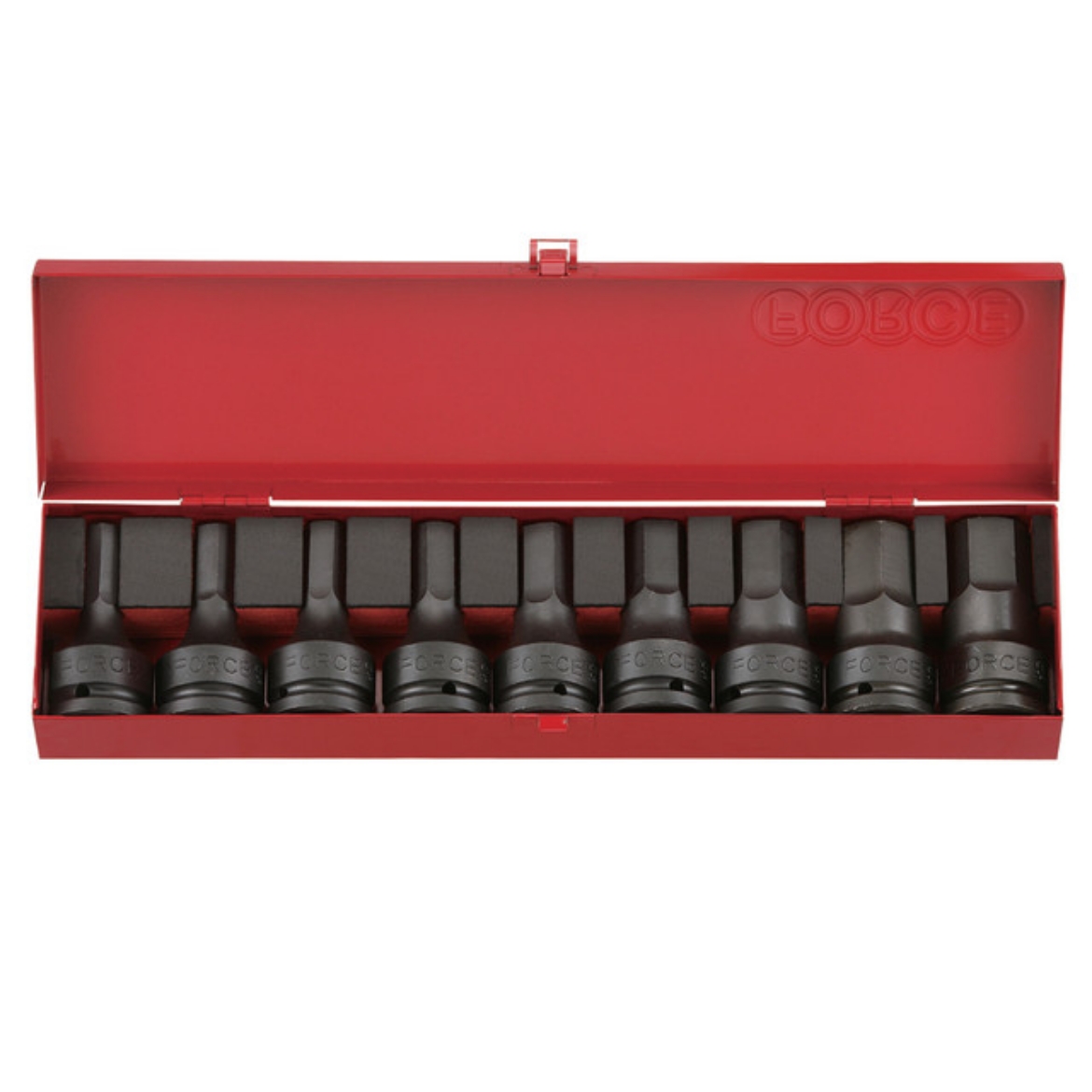 Picture of Force 3/4" Drive 9 Piece Hex Imperial Impact Socket Set