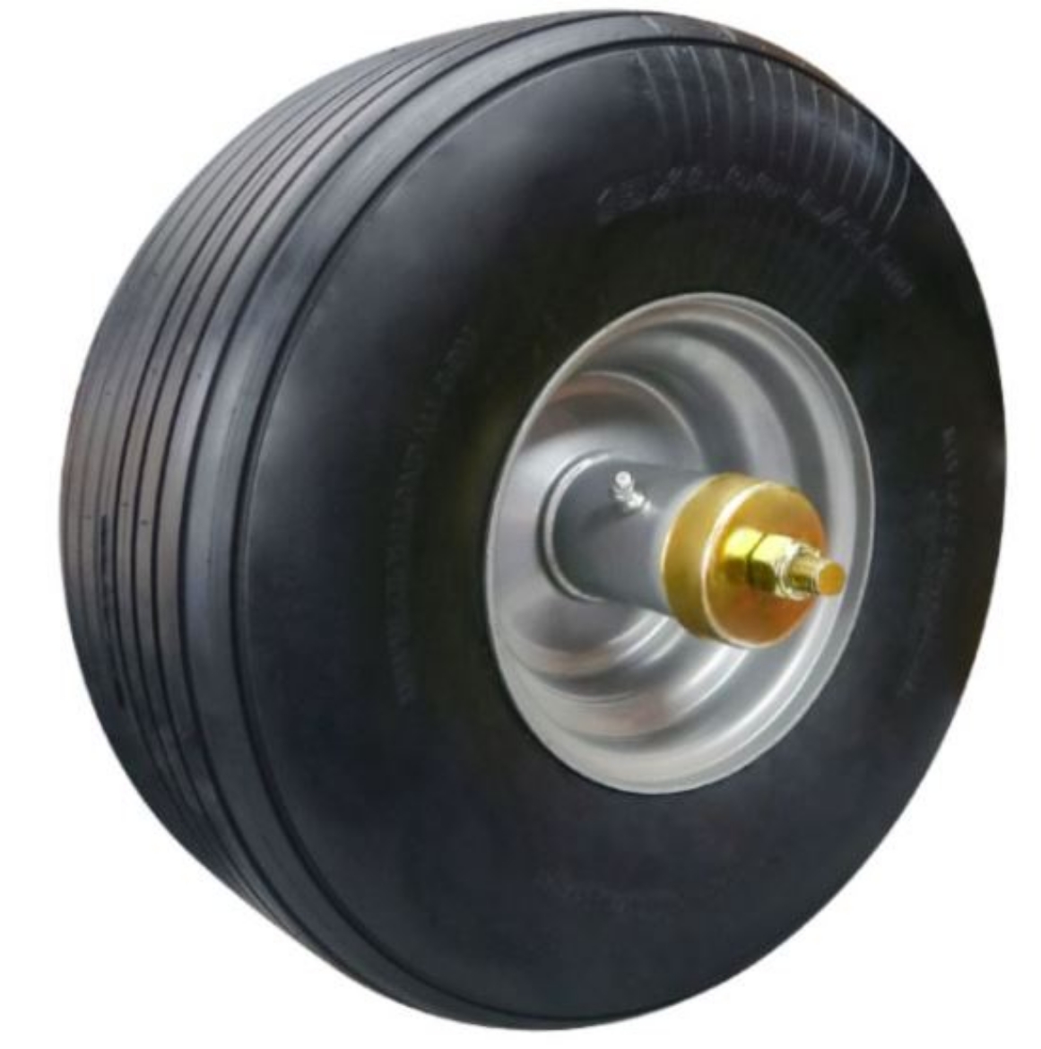 Picture of 350mm Semi Pneumatic Rubber Tyred Wheel | 1/2" Axle Diameter