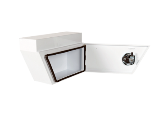 Picture of PARAMOUNT STANDARD UTE UNDER TRAY - STEEL -  RIGHT OF WHEEL - WHITE (660/510L X 260W X 405H)