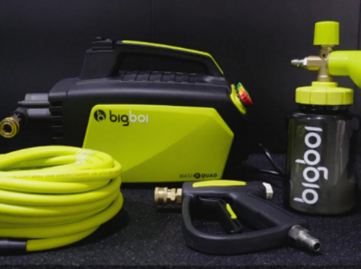 Picture of BigBoi Compact Pressure washer 1800PSI - Includes 3 Way Foam Cannon, Short Trigger Gun and 13M Hose