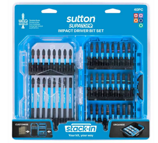 Picture of SCRDRV BIT S250 SUPATORQ POWER BITS STACK-IN SET 40PC