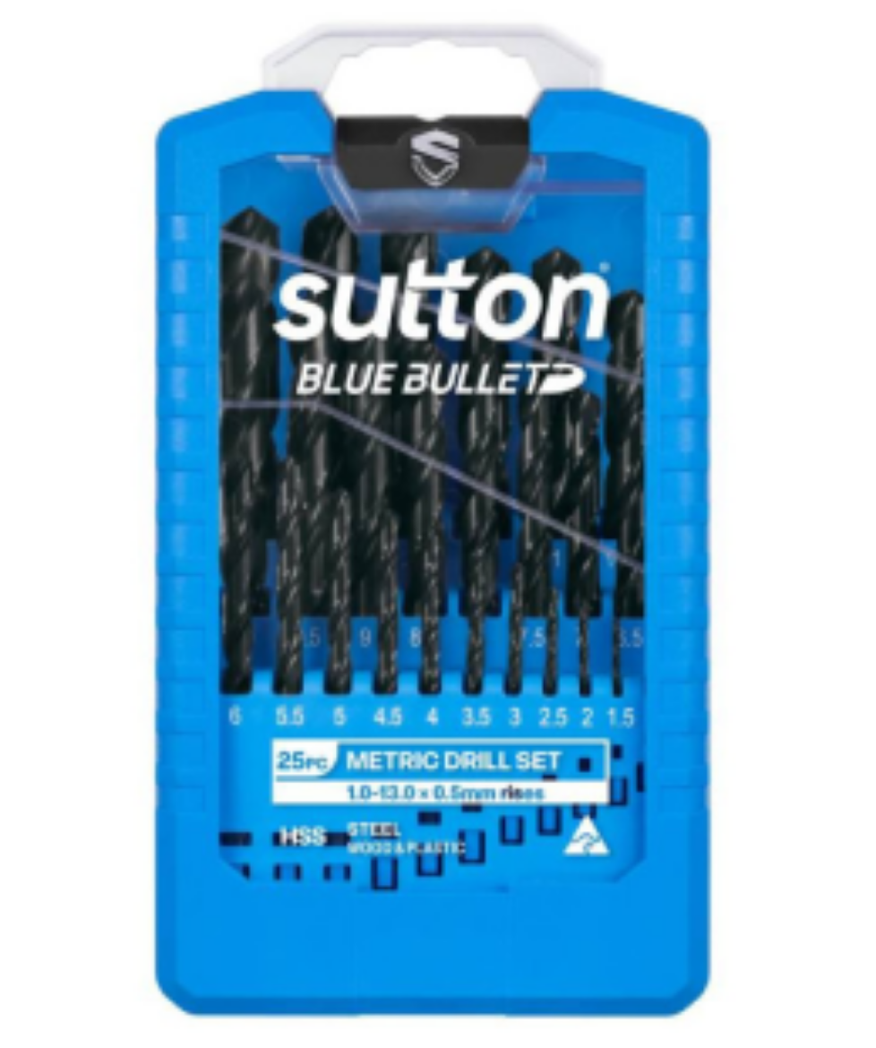 Picture of Sutton 25 Piece Metric Blue Bullet Heritage Drill Set