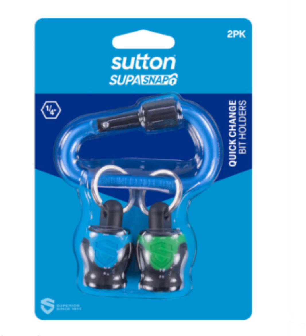 Picture of BIT HOLDER S239 SUPASNAP QUICK CHANGE BLUE/GREEN 2PK