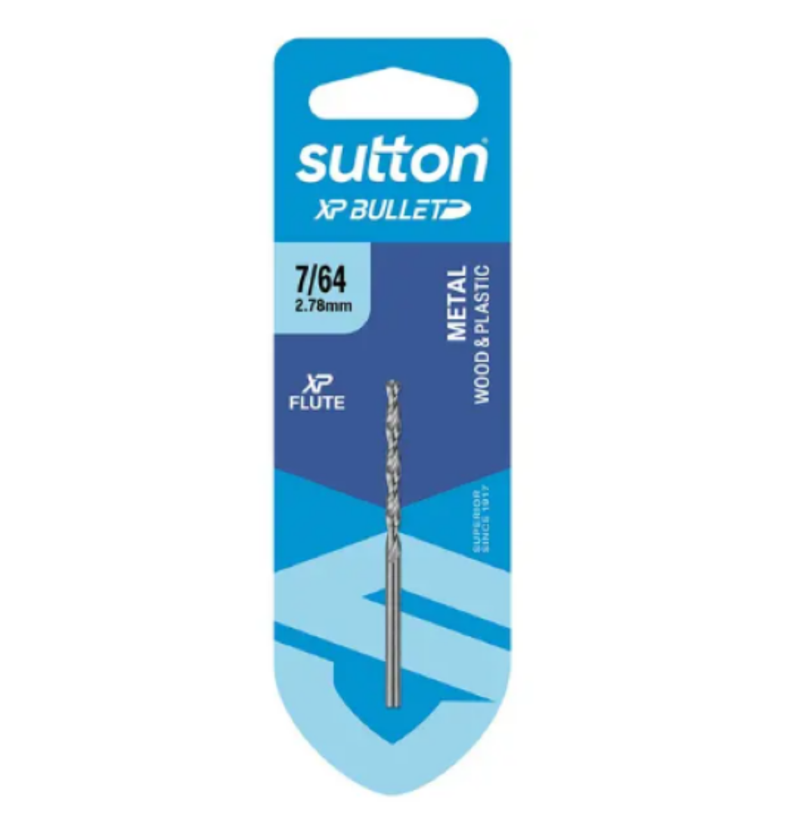 Picture of DRILL D220 JOBBER HSS XP BULLET CARDED 7/64IN