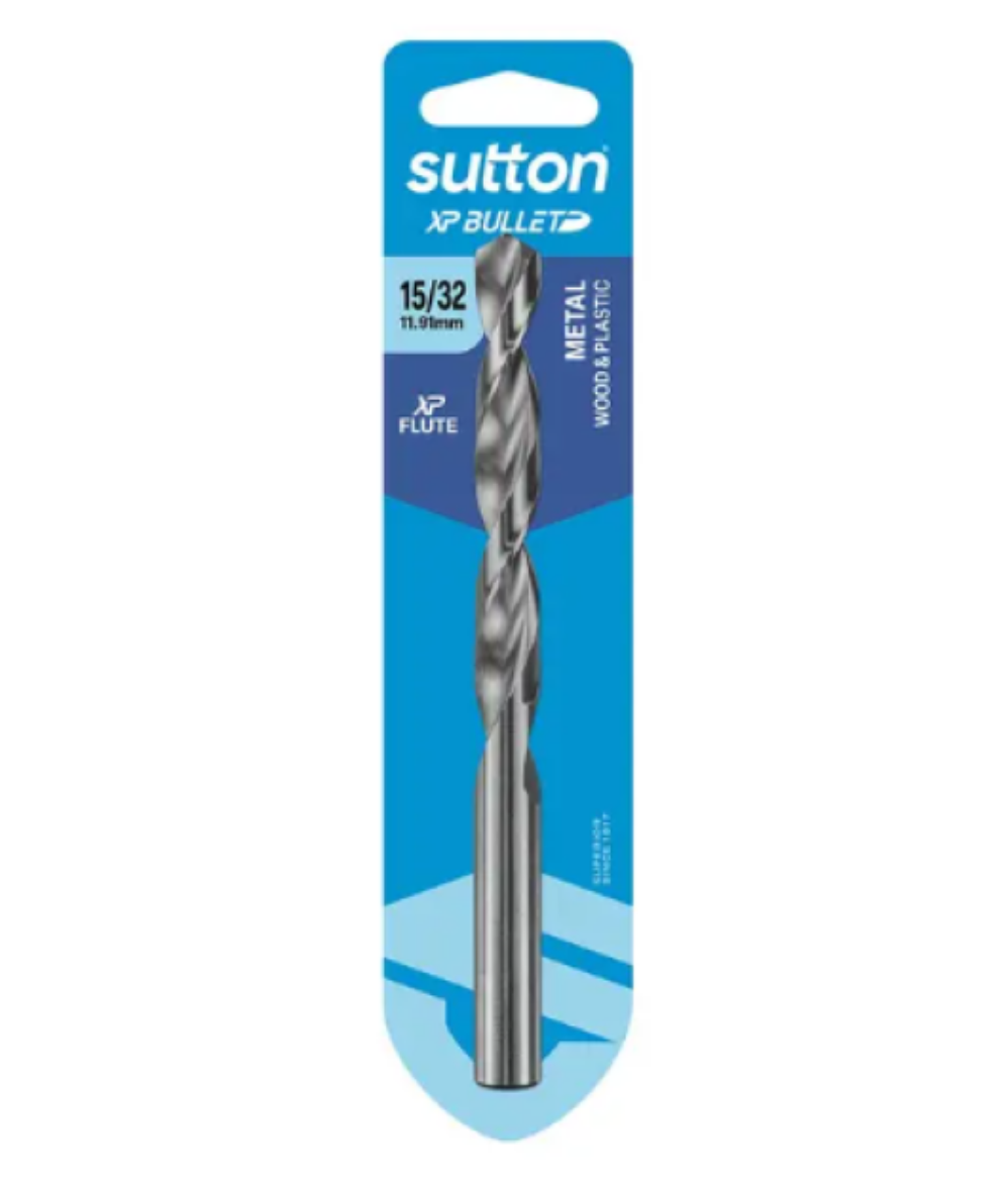 Picture of DRILL D220 JOBBER HSS XP BULLET CARDED 15/32IN