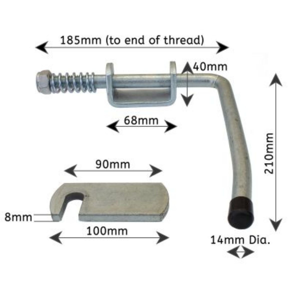 Picture of Spring corner fastener kit (Alloy Tray Type)
