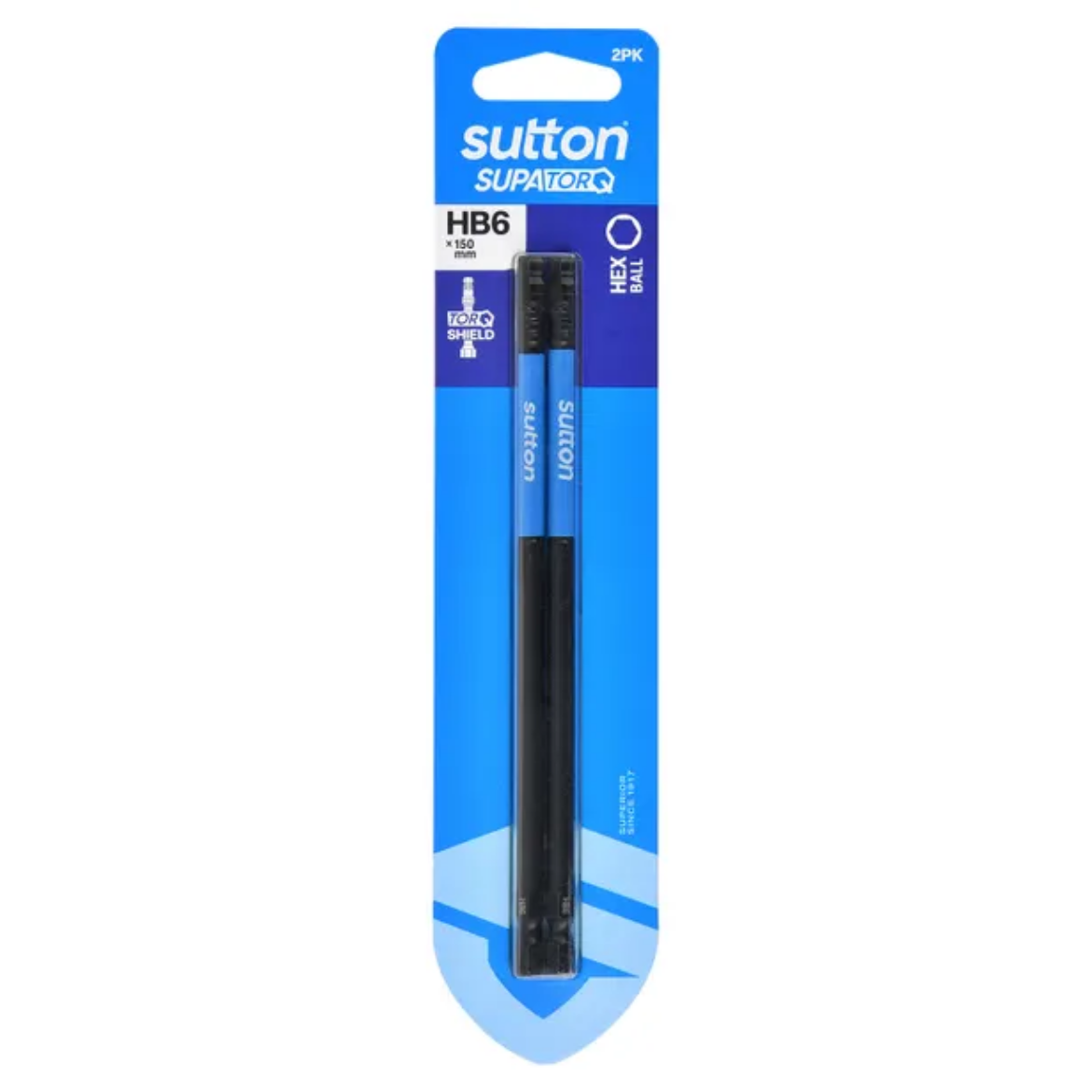 Picture of SCREWDRIVER BIT S210 SUPATORQ HEX BALL HB6 150MM 2PK