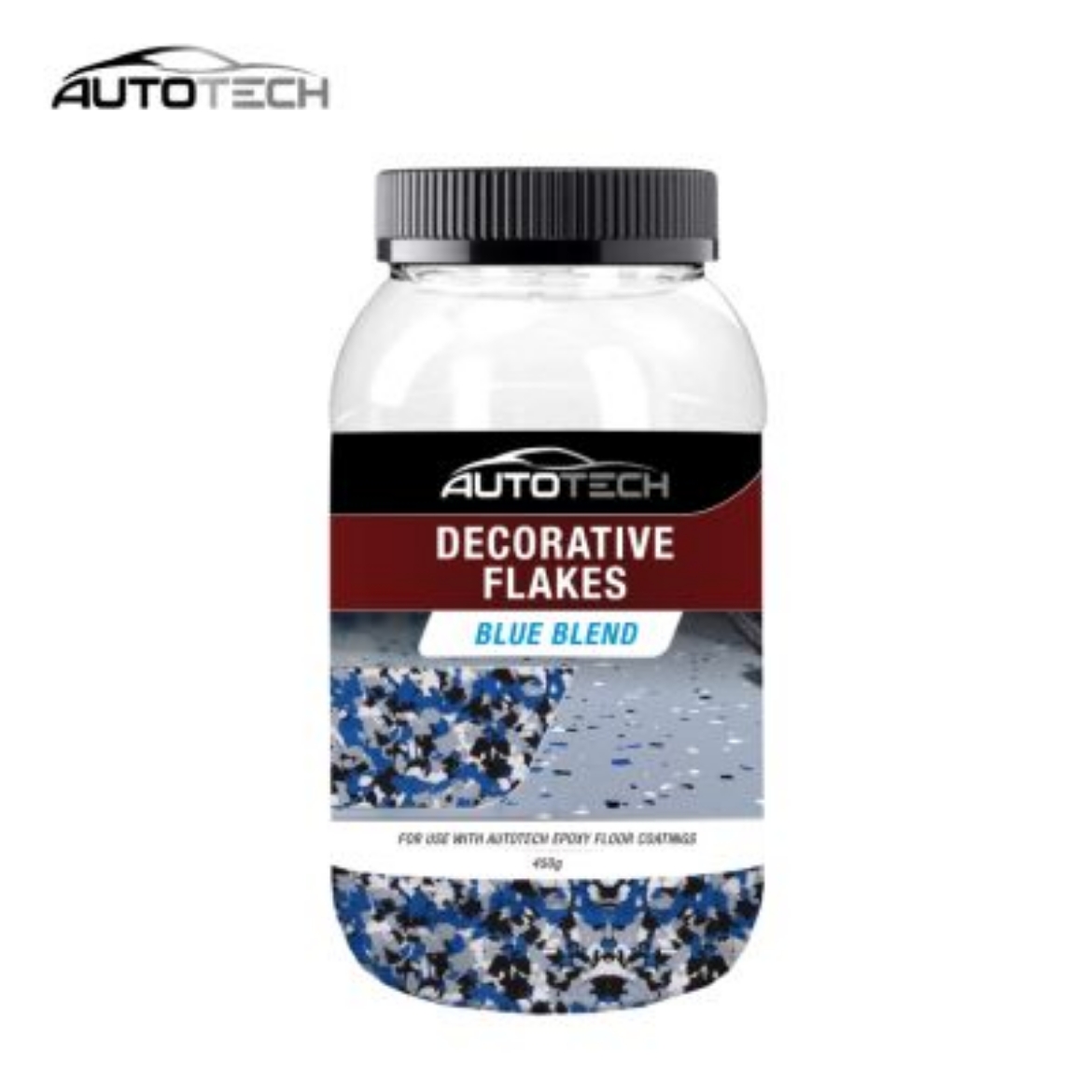 Picture of AutoTech Decorative Flakes 450g - BLUE BLEND