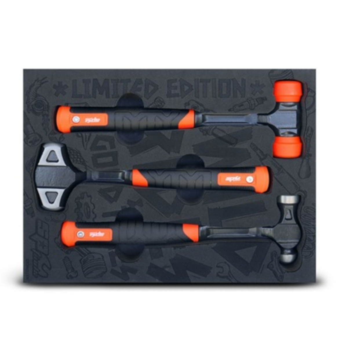 Picture of SP Tools 3pce - Ball Pein + Soft Head + Club Limited Edition Hammer Set