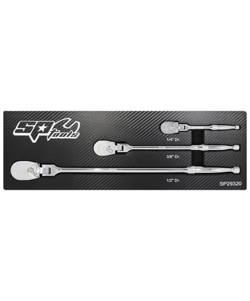 Picture of RATCHET SET 1/4,3/8,1/2DR 90T SEALED FLEX HEAD SP TOOLS