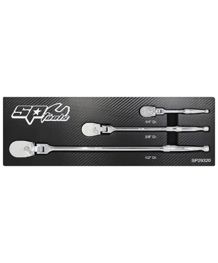 Picture of RATCHET SET 1/4,3/8,1/2DR 90T SEALED FLEX HEAD SP TOOLS