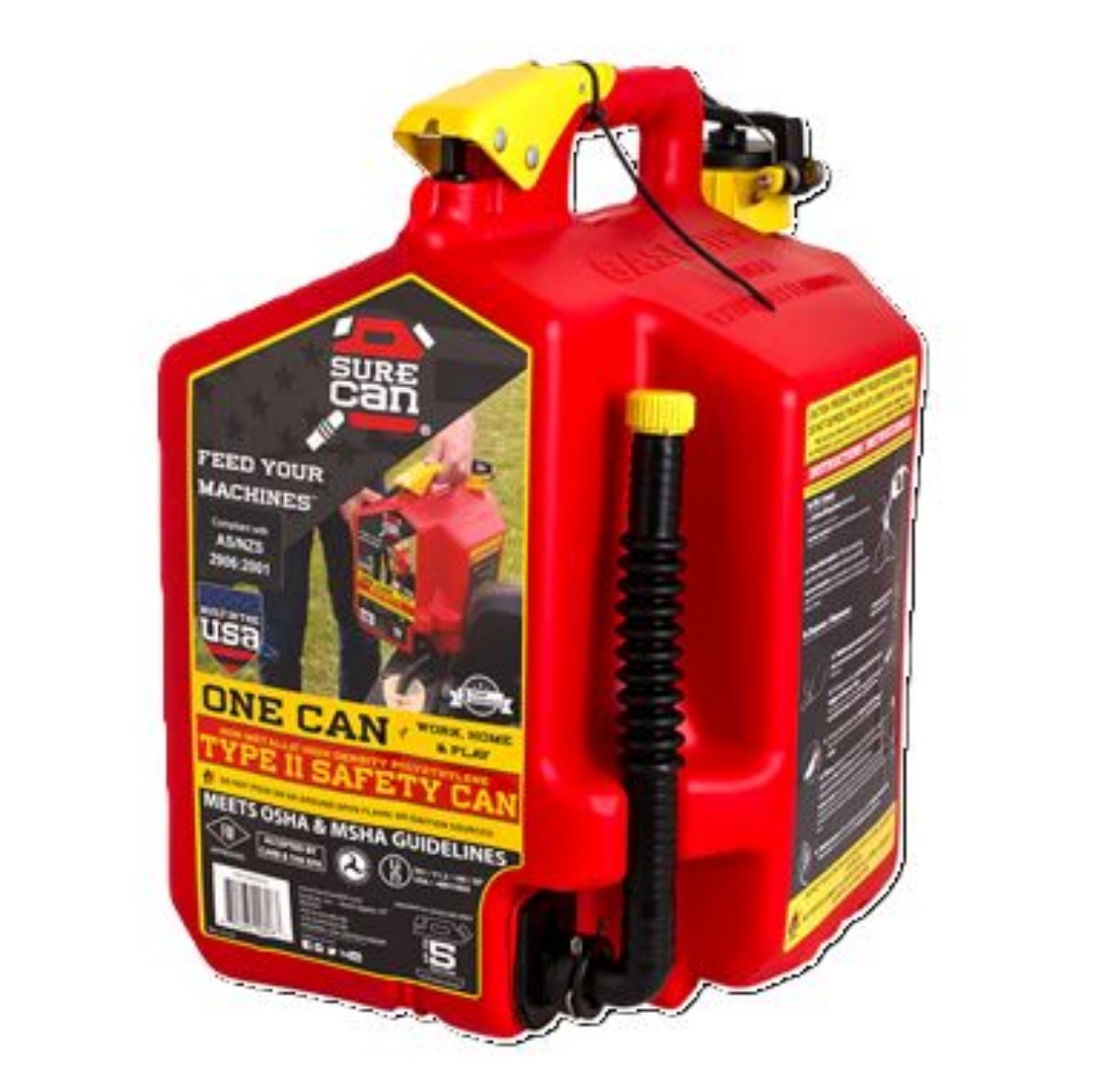 Picture of SURECAN 18.9 LITRE (5 GALLON) SAFETY FUEL CAN