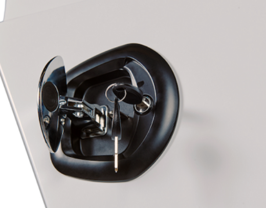 Picture of PARAMOUNT STANDARD UTE UNDER TRAY - STEEL -  LEFT OF WHEEL - WHITE (660/510L X 260W X 405H)