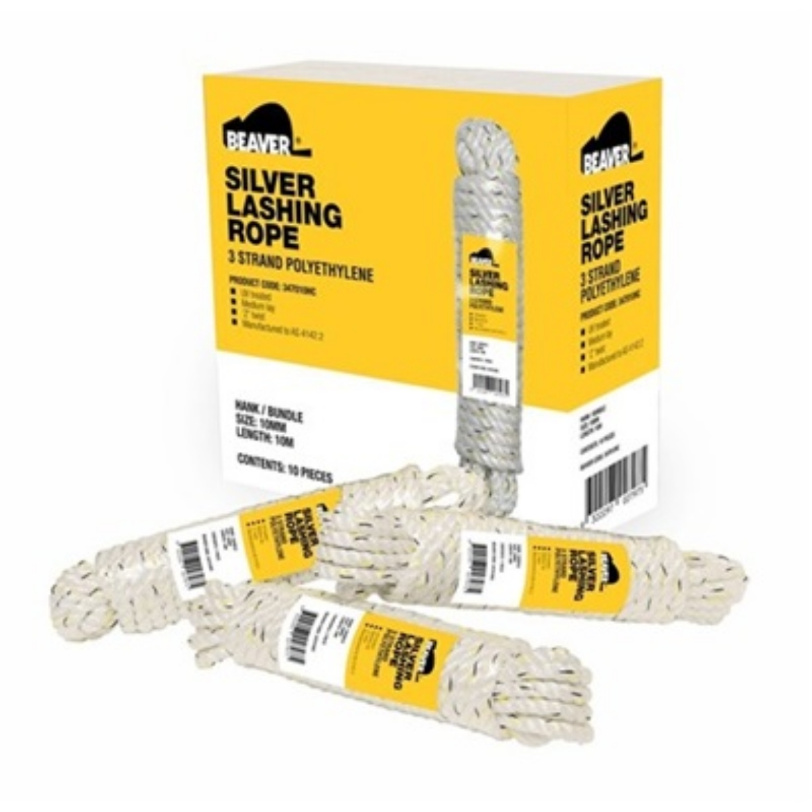 Picture of Silver Rope Polyethylene Hank Rope 12mm x 12M