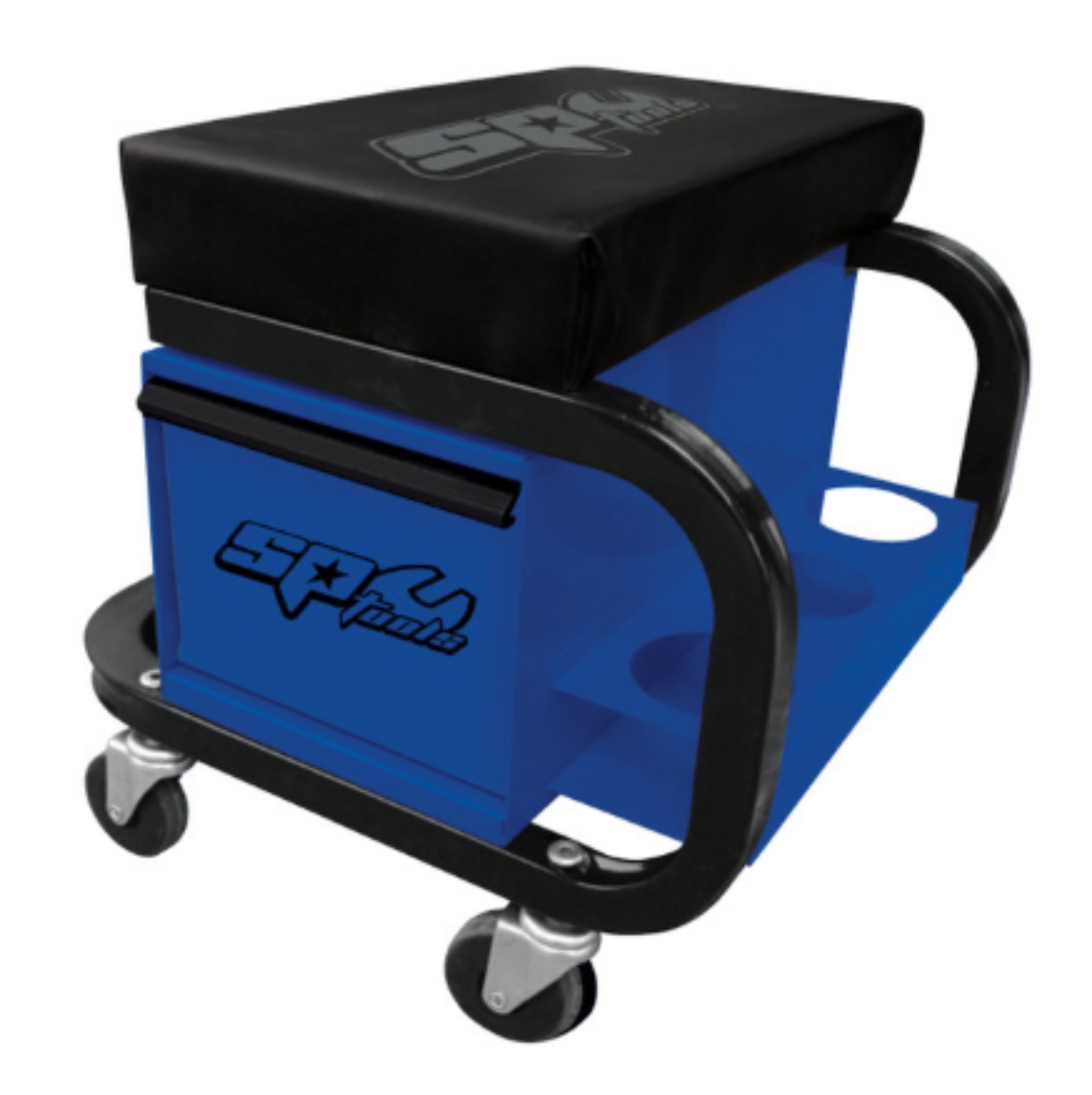 Picture of WORKSHOP - ROLLER SEAT WITH STORAGE - BLUE