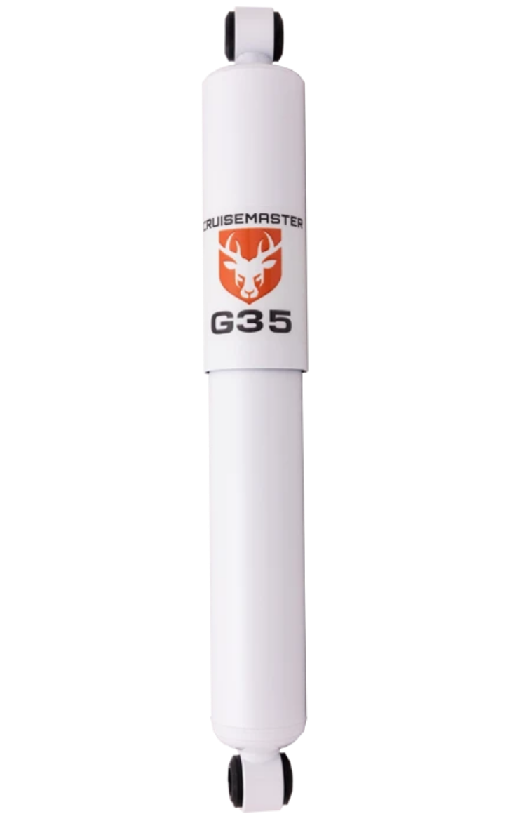 Picture of CRUISEMASTER SHOCK ABSORBER XT G35-WHT W/SLEEVES
SUITS XT SUPSENSION SYSTEM