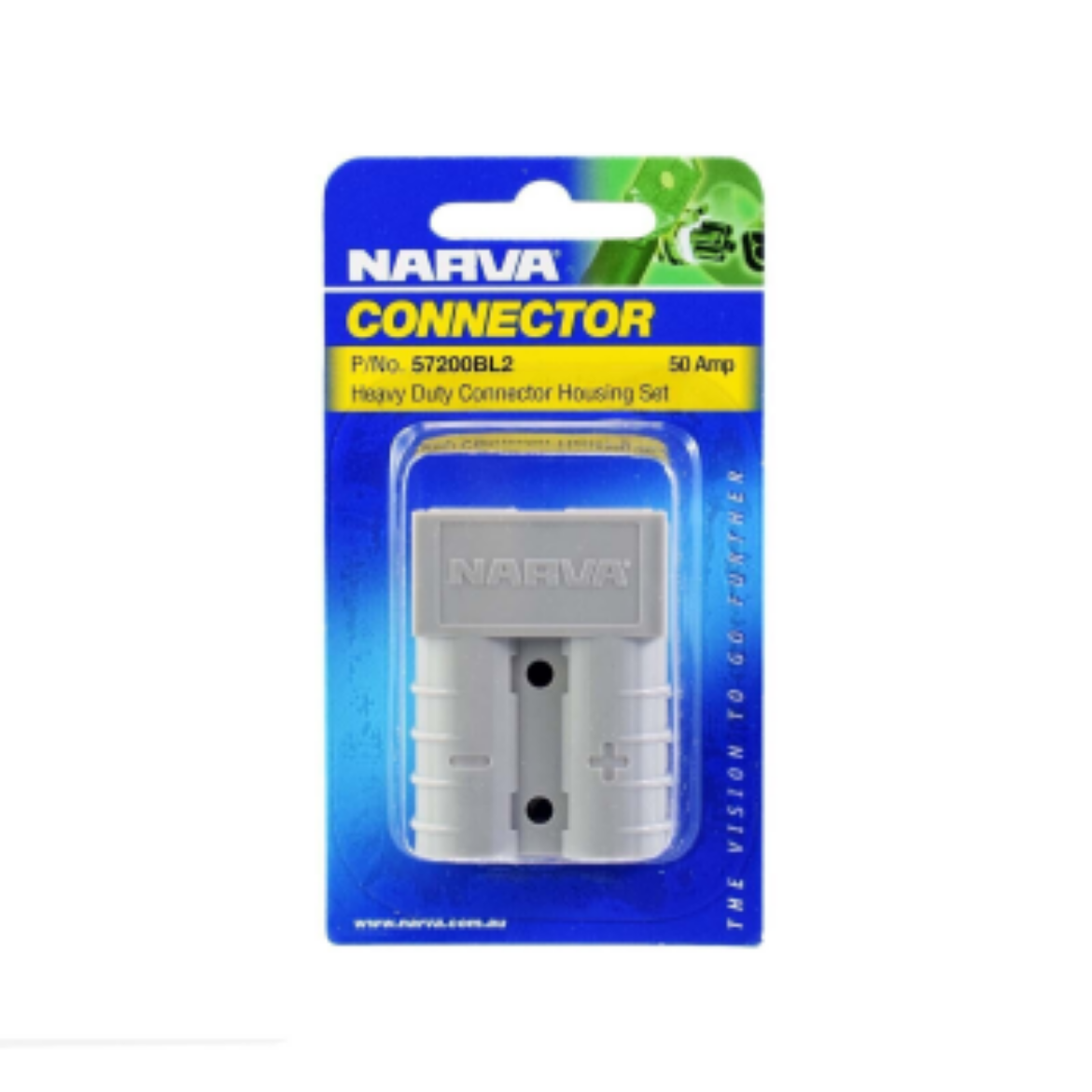 Picture of NARVA BATTERY CONNECTOR 50 AMP H/D (ANDERSON PLUG) 2 Pack