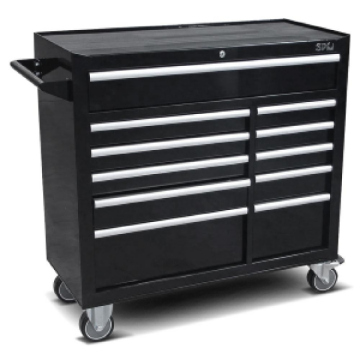 Picture of CUSTOM SERIES ROLLER CABINET - 11 DRAWER (BLACK/CHROME)