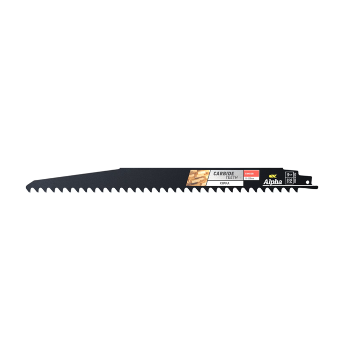Picture of Alpha Carbide Teeth TCT Rippa Timber Recip Blade | 3 TPI - 304MM
